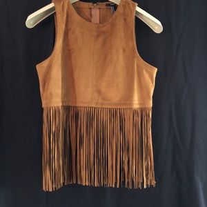 Forever21 Fringe Vest